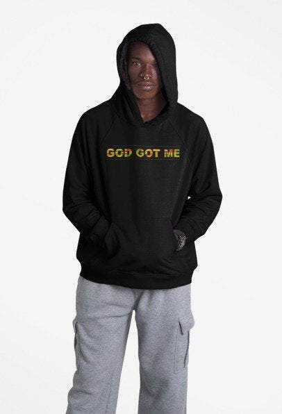 God First Hoodie - Black on Black – Red Letter Clothing