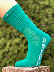 Philippians 4:13 Crew Socks