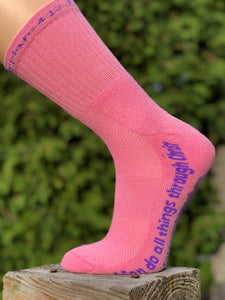 Philippians 4:13 Crew Socks